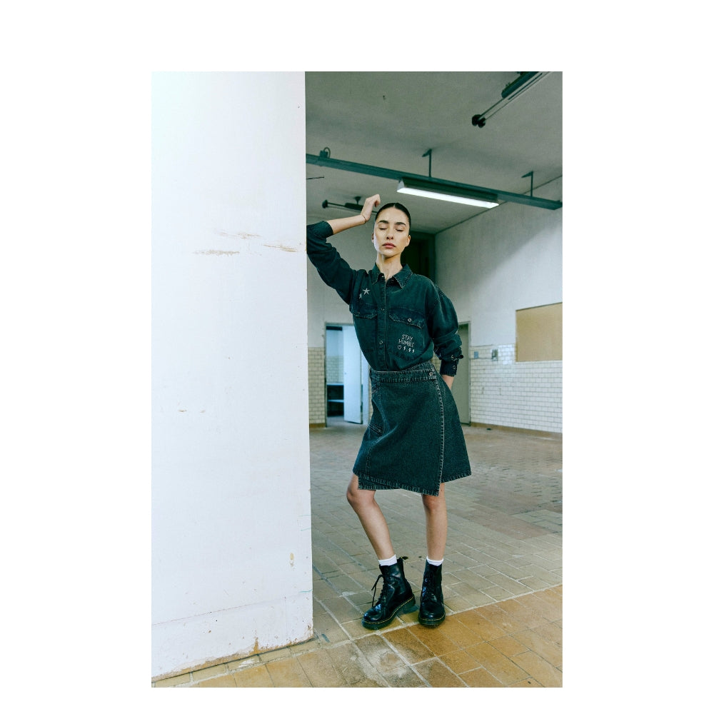 HUmble denim nederdel - OzzieHBS Skirt – 181039 – Used Black