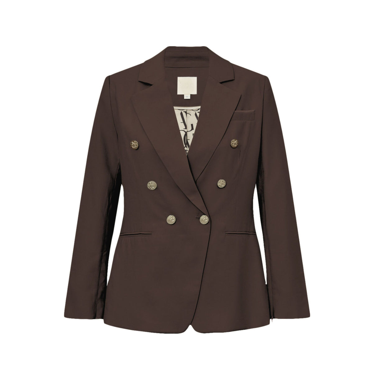 Gossia blazer – PaulaGO (Mørkebrun)