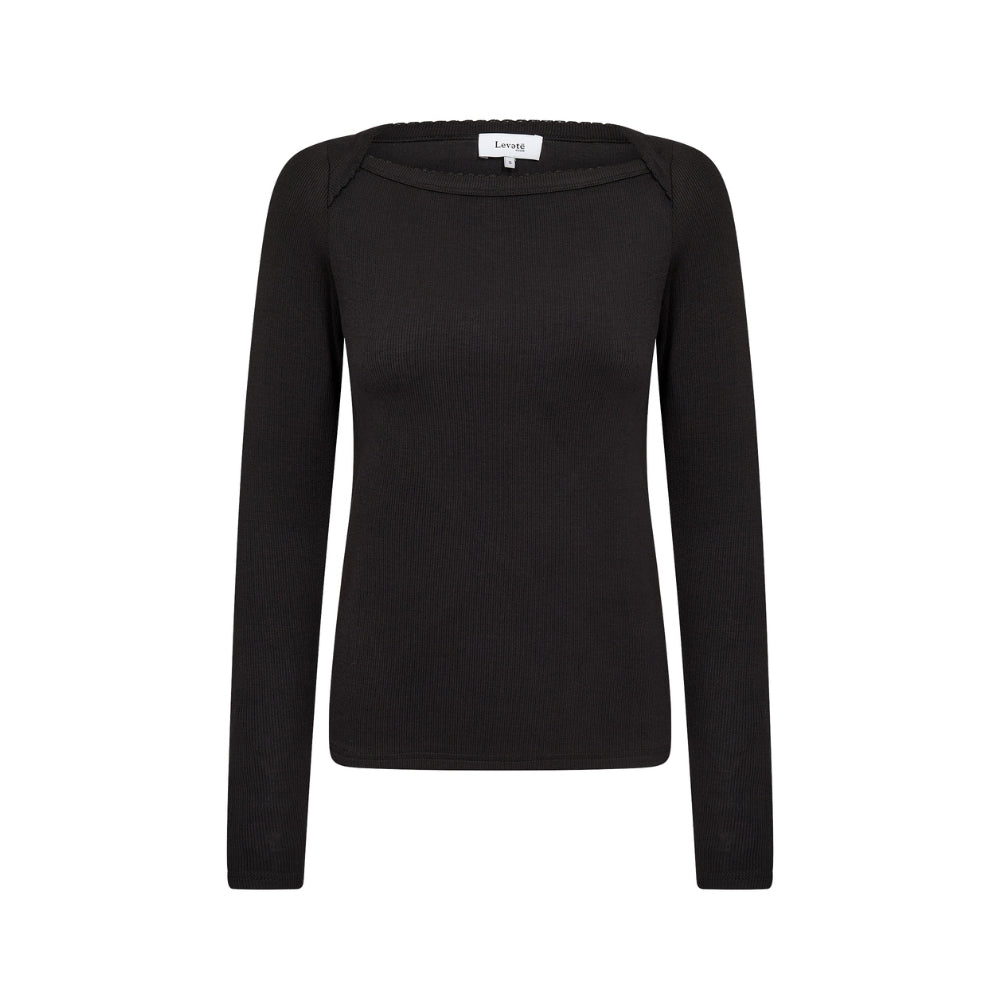 Leveté Room bluse – LR-Ika 34 (Sort)