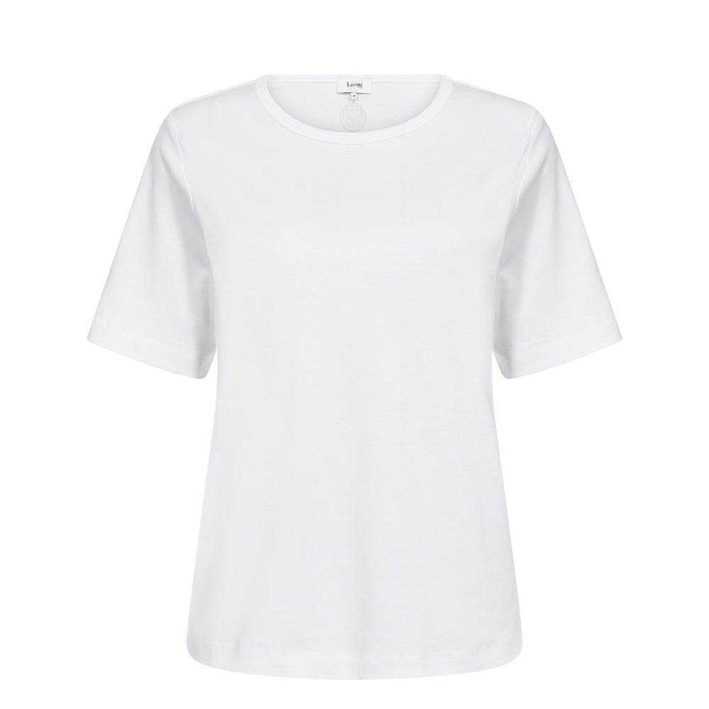 Levete Room t-shirt - LR-Paloma 1 – 101346 – 1000 White