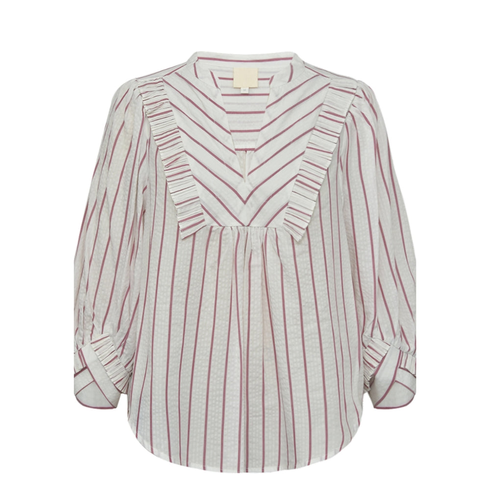 Gossia bluse - SophiaGO Daimi Mo Blouse – G2536 – Rosa/Creme Stripes