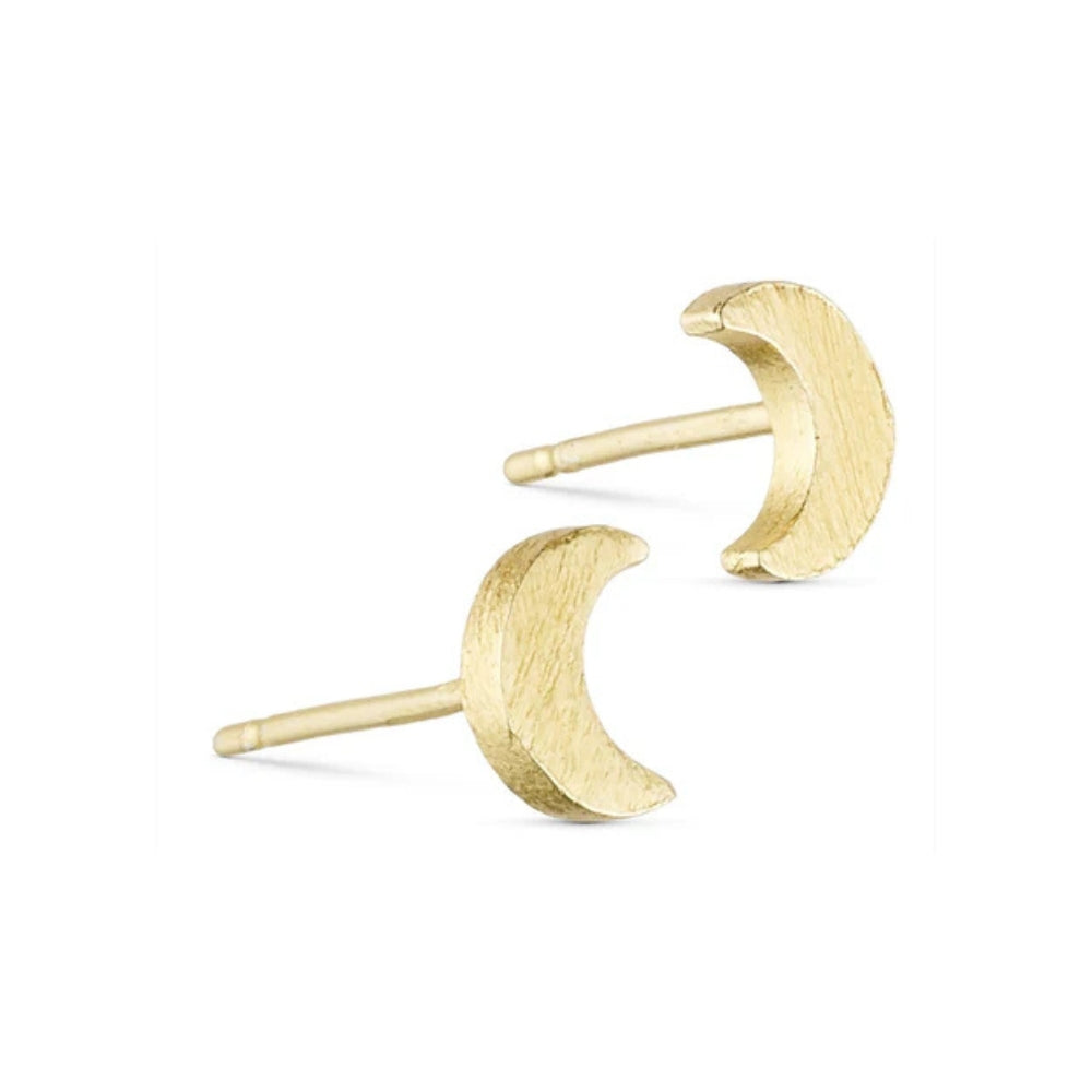 Pure by Nat øreringe – Noelle moon 45994 (Guld)