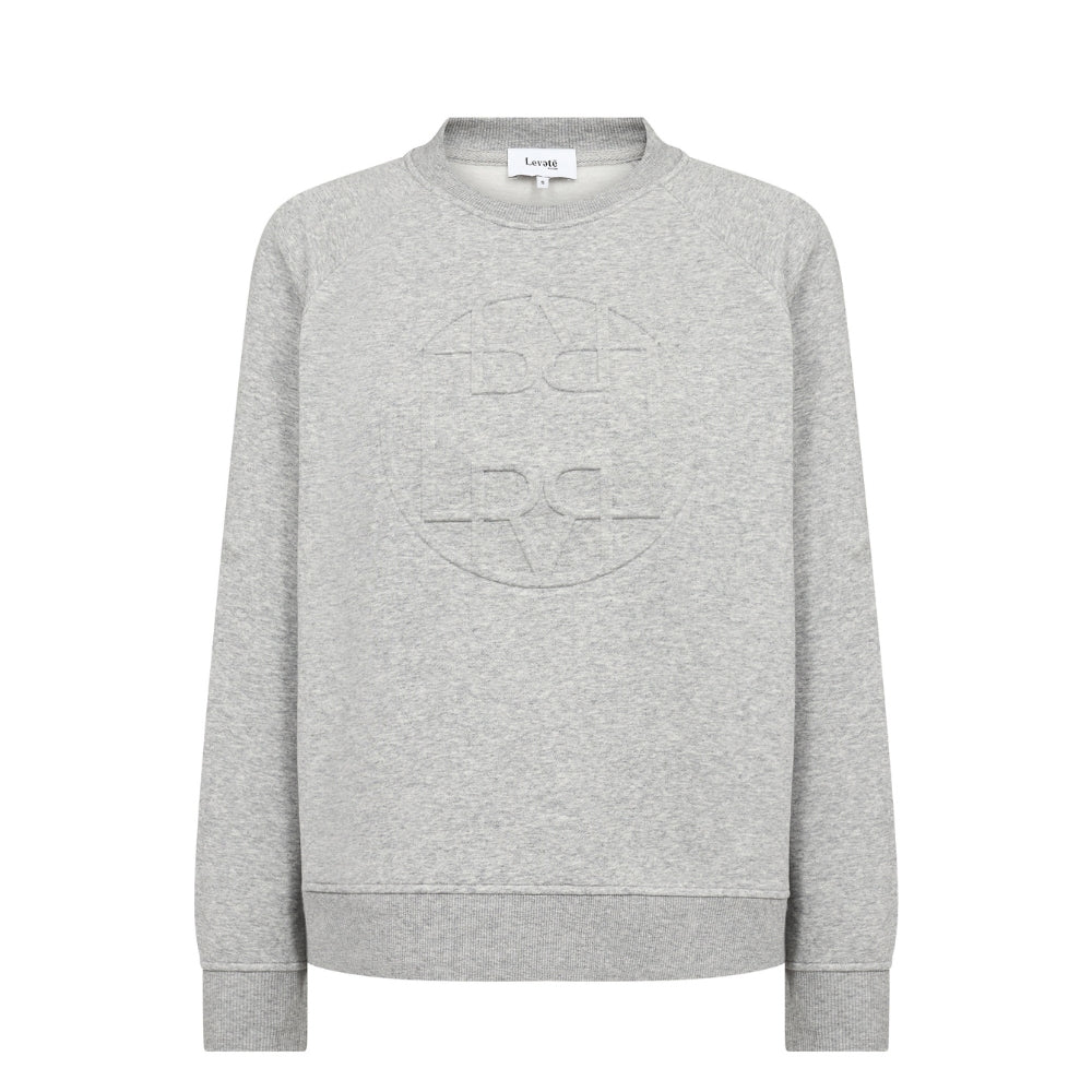 Leveté Room sweatshirt - LR-Nuka 11 – 301742 – 99110 Grey Melange