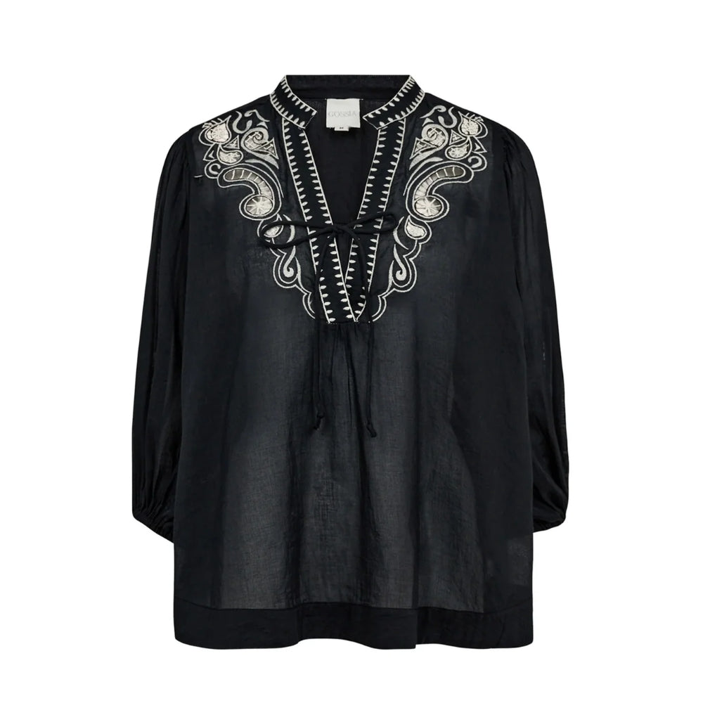 Gossia bluse - NouraGO Blouse – G1569 – Black/Creme
