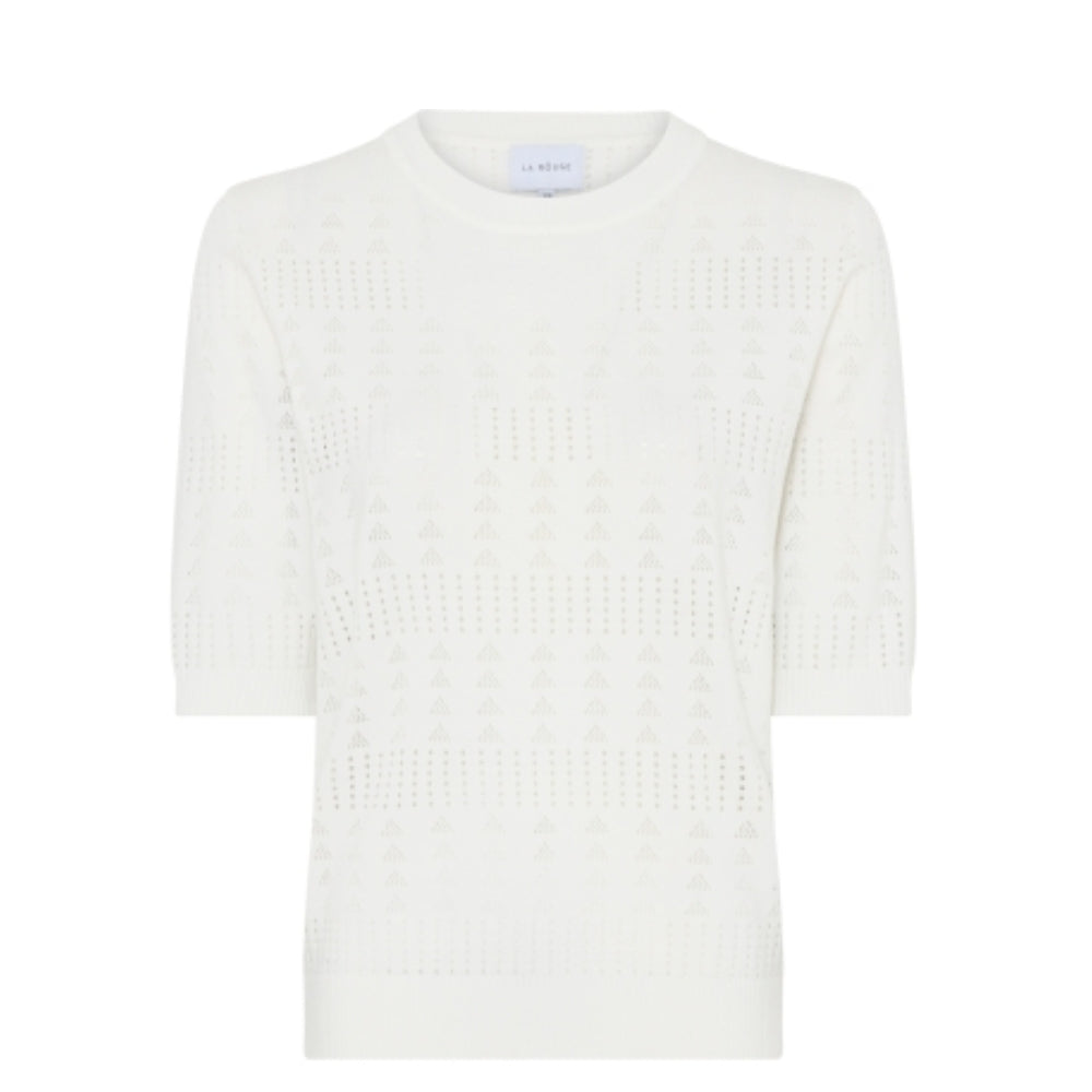 La Rouge bluse - Alma Knit – LR1743 – Off White