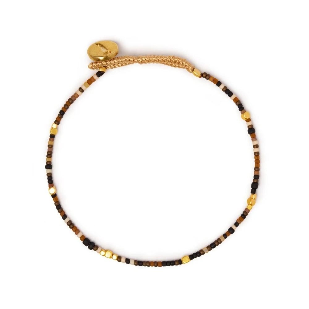 Ibu Jewels armbånd – IK MIX 03 (Brun)