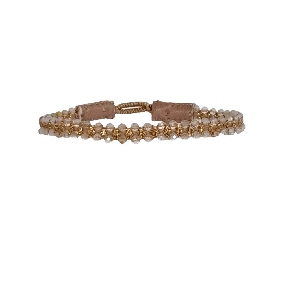 Ibu Jewels armbånd – Cap Pure AA03 (Lysegrå)