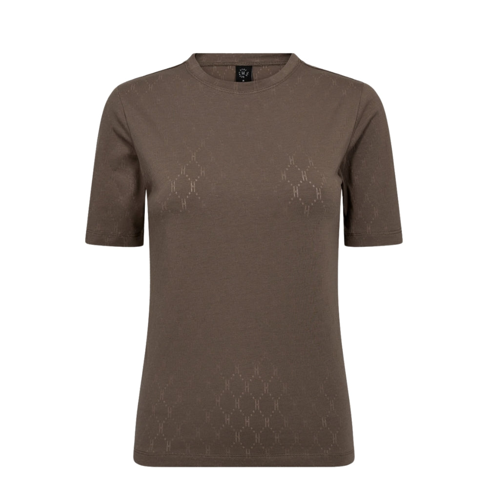 Hype the Detail t-shirt - Logoprint T-shirt - 3-600-200 - 2 Brown