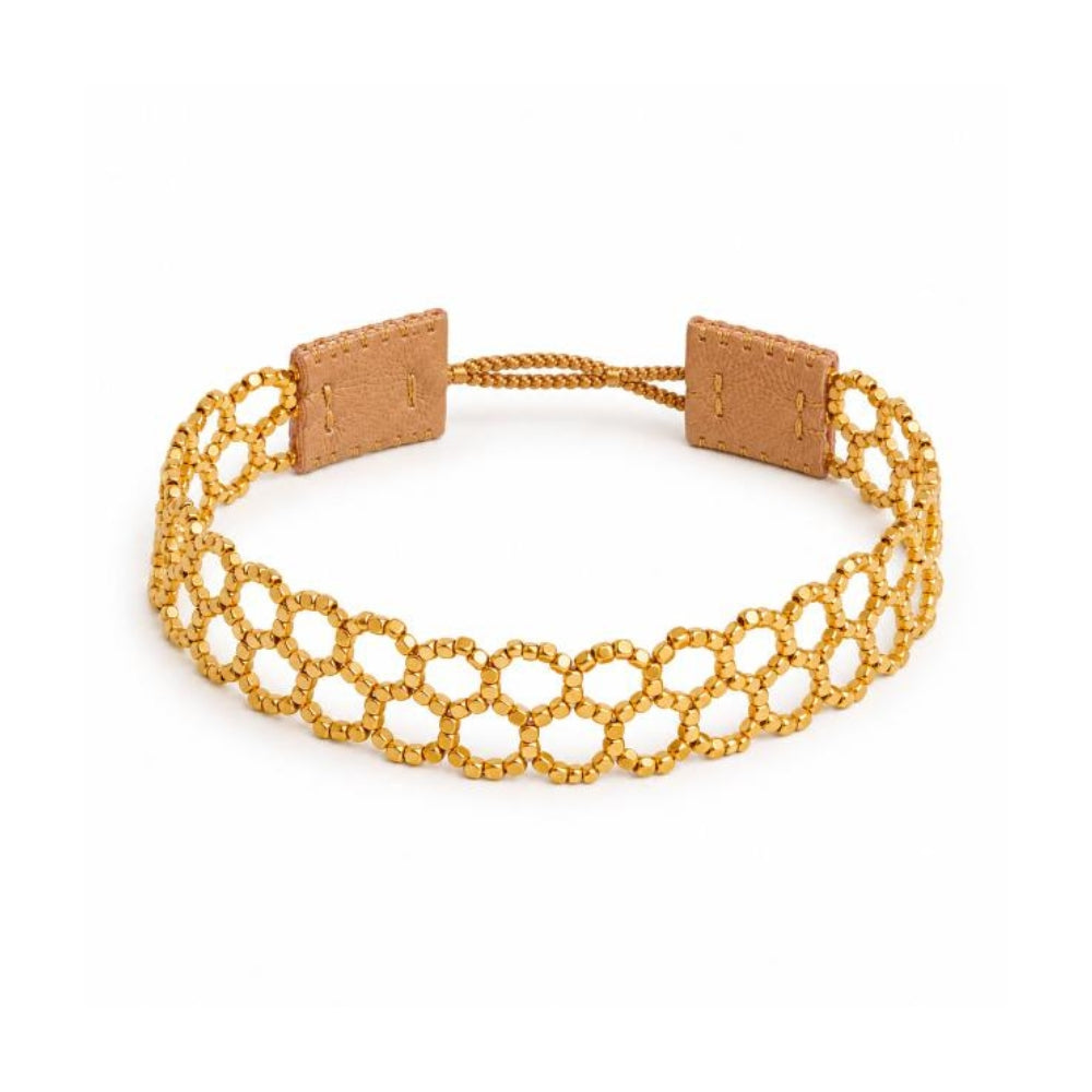 Ibu Jewels armbånd – DC-The Web Gold (Guld)