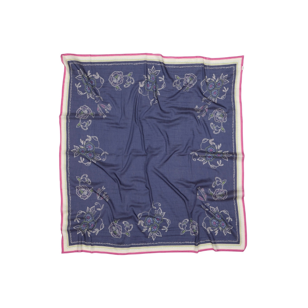 Beck Sondergaard tørklæde - Brodefloria Sico Scarf – 2604300009 – 0025 Naval Academy Blue