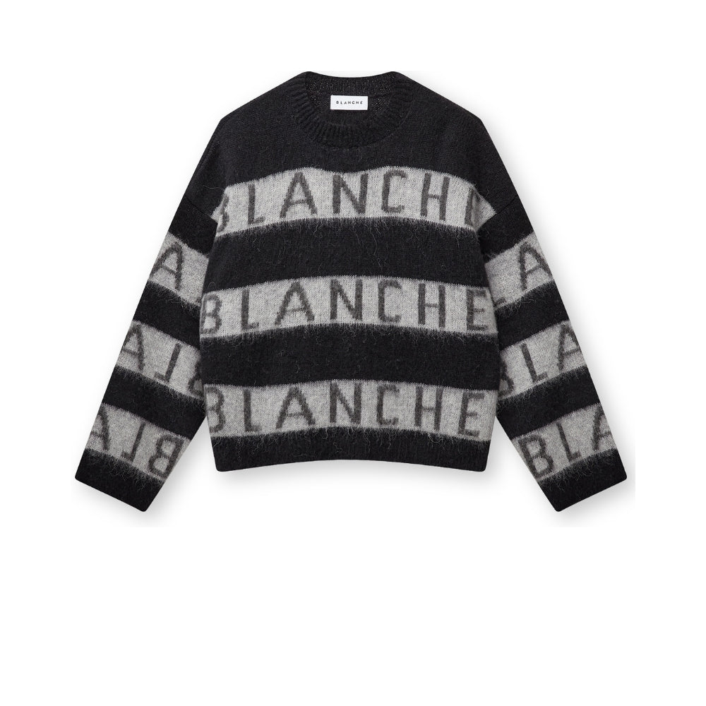 Blanche strik sweater - BL-Addy YD 3 – 33892 – 9999C Black Combi