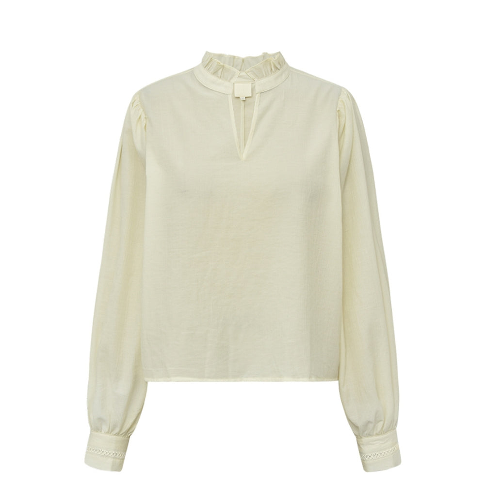 Gossia bluse - BeateGO Blouse – G2697 – Creme