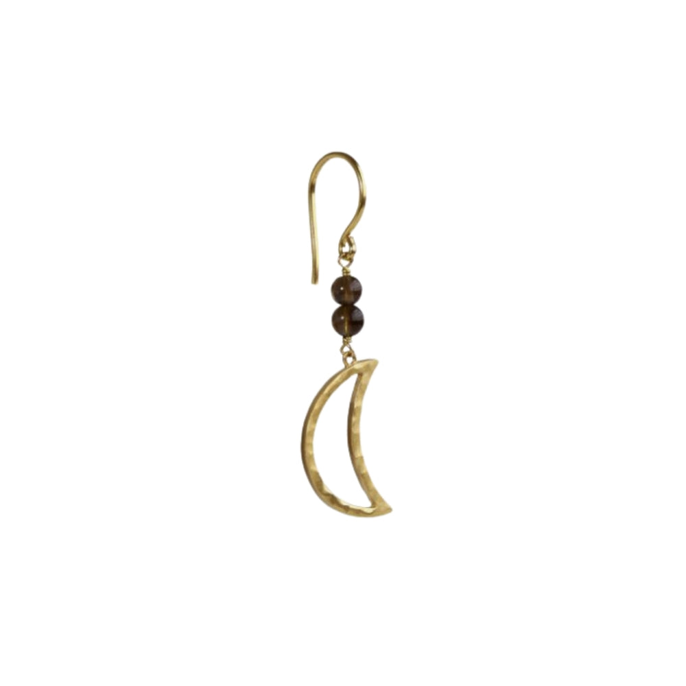 Stine A ørering - Bella Moon Earring Mocha – Single  – 1409-02-S