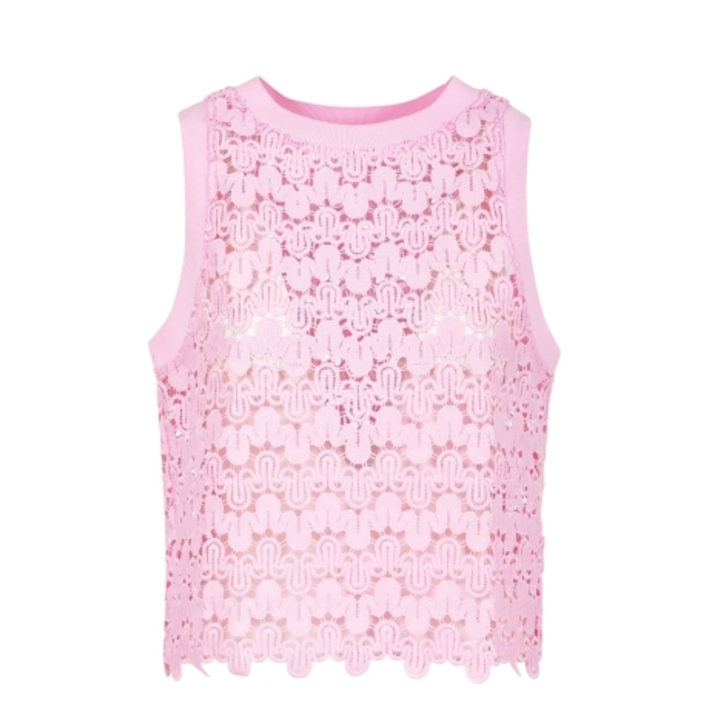 Coster Copenhagen blonde top - Lace top – 262-1247 – Pale Rose 672