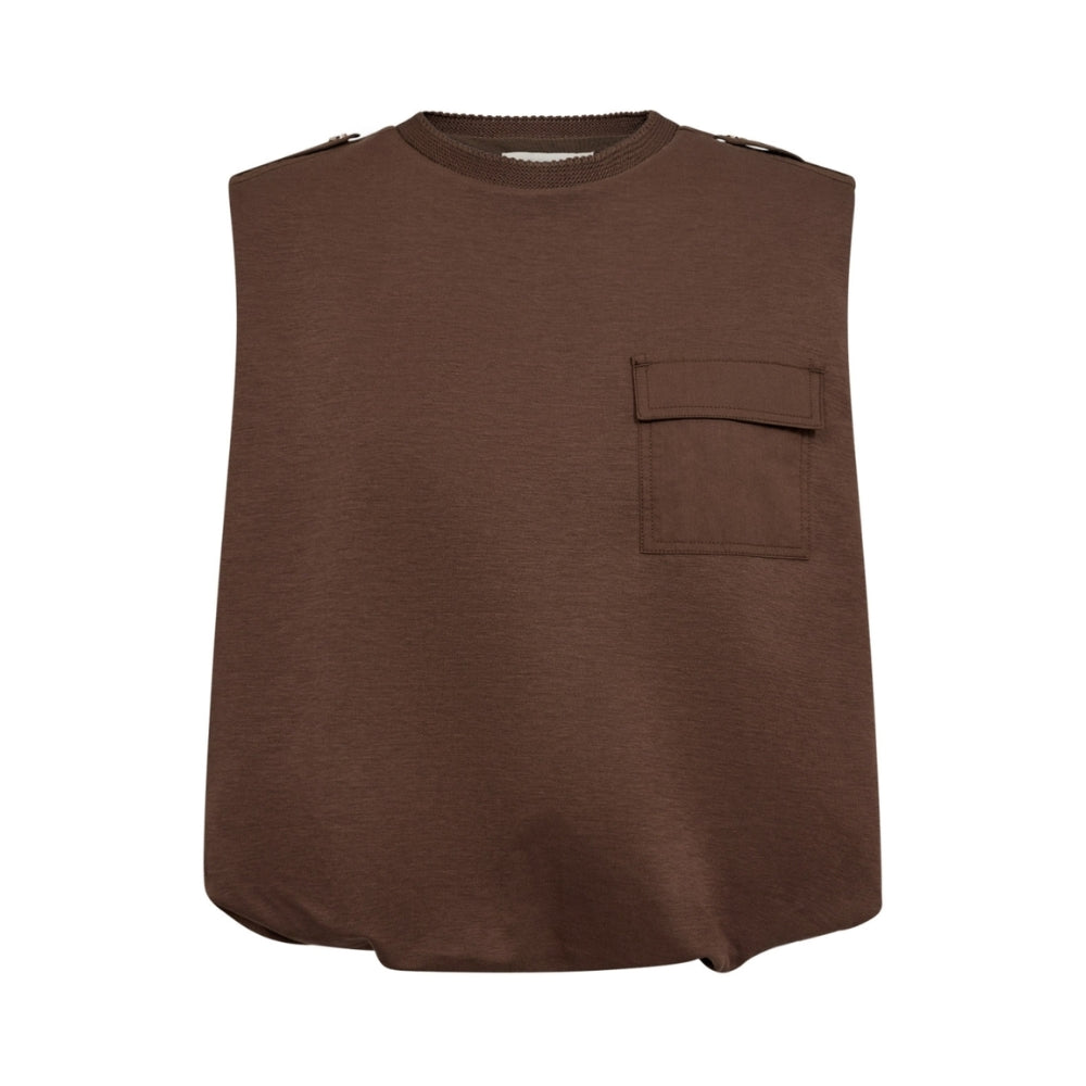 Gossia top - LuanaGO Tee – G3032 – (Coffee)