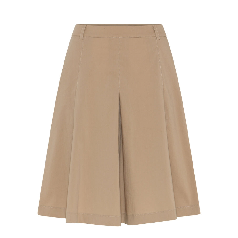 La Rouge nederdel - Vilma Plisse Skirt – LR1923 – Dark Sand
