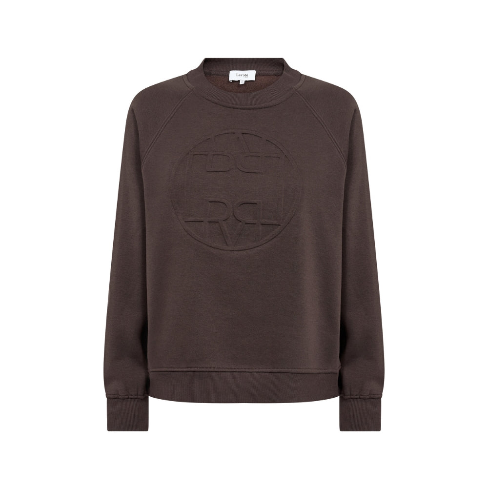 Leveté Room sweatshirt – LR-Nuka 11 (Mørkebrun)