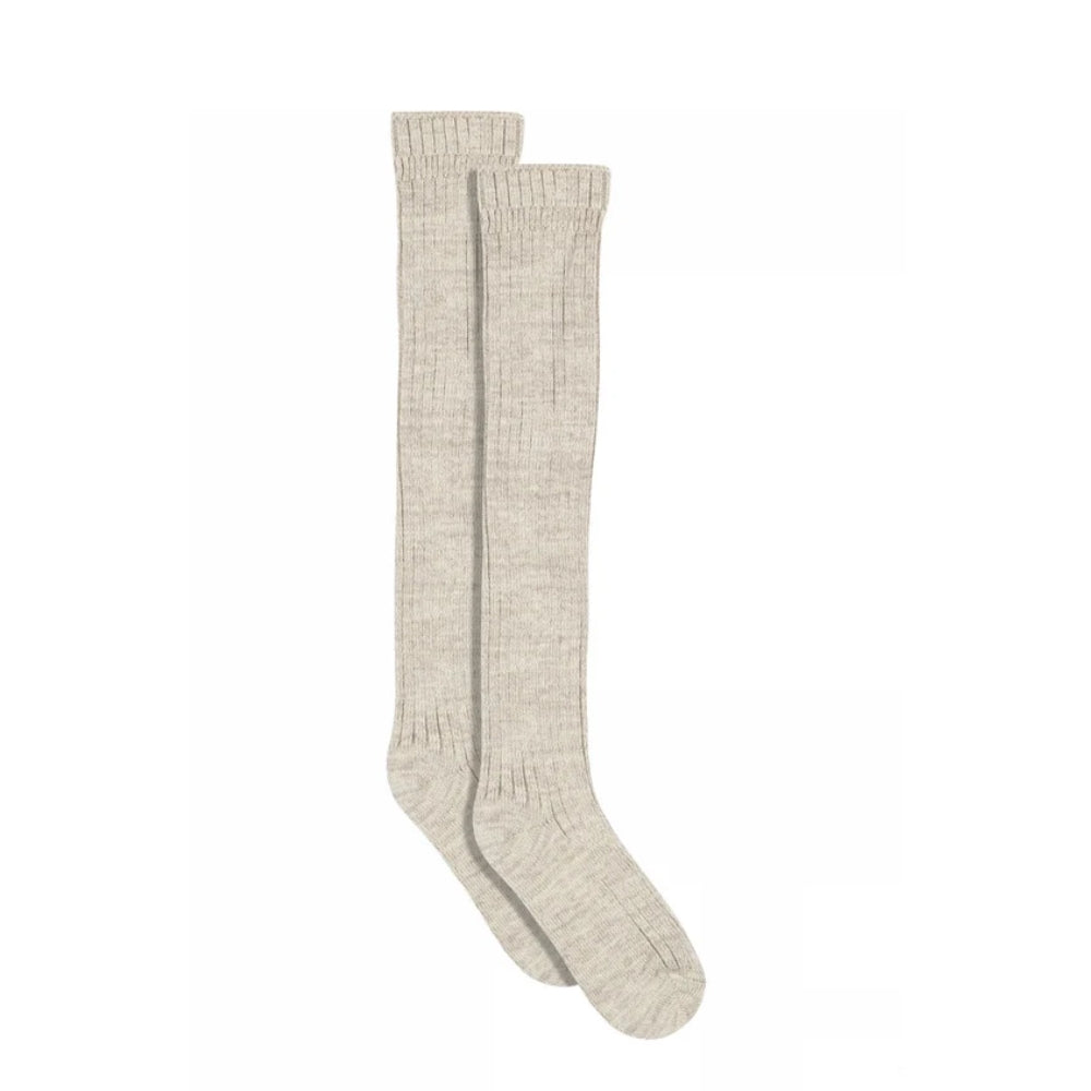 MP Denmark knæstrømper - Megan knee socks – 69508 – Light Brown Melange