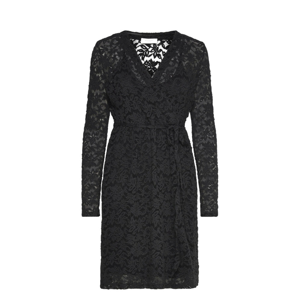 Rosemunde blonde kjole Delicia wrap dress – W0968-010 – Black Sort