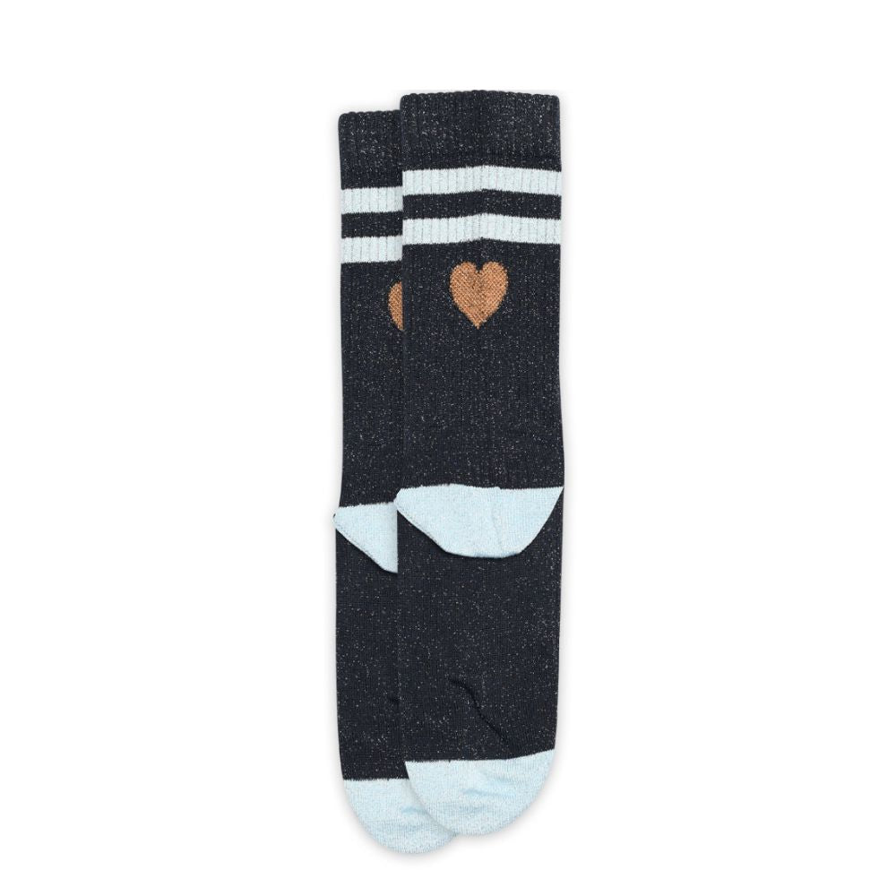 MP DEnmark glimmer sokker - Elga Glitter Socks - 79755 - 807 Navy