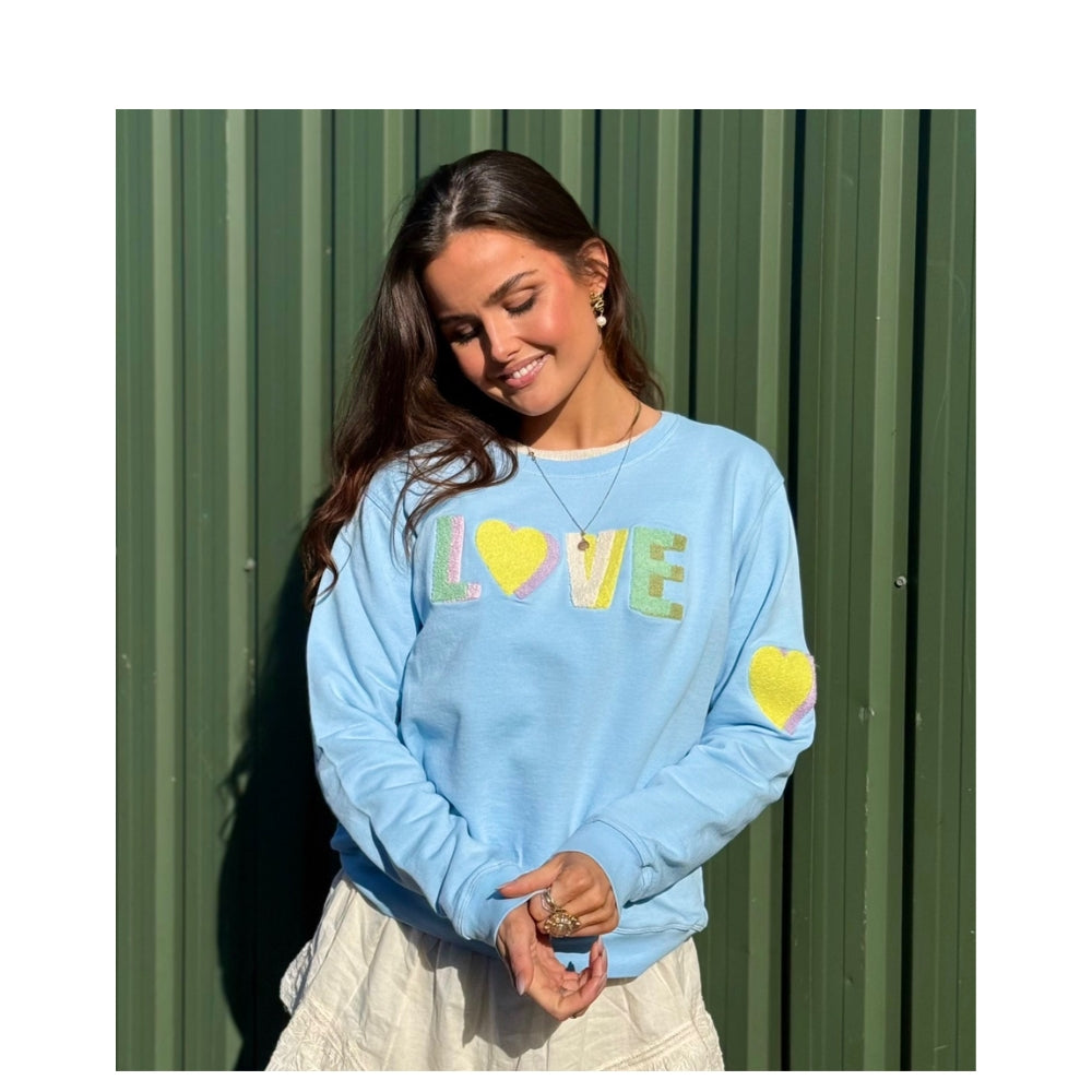 Lulus Love sweatshirt - Is-LOVE multi HEAVEN sweat shirt