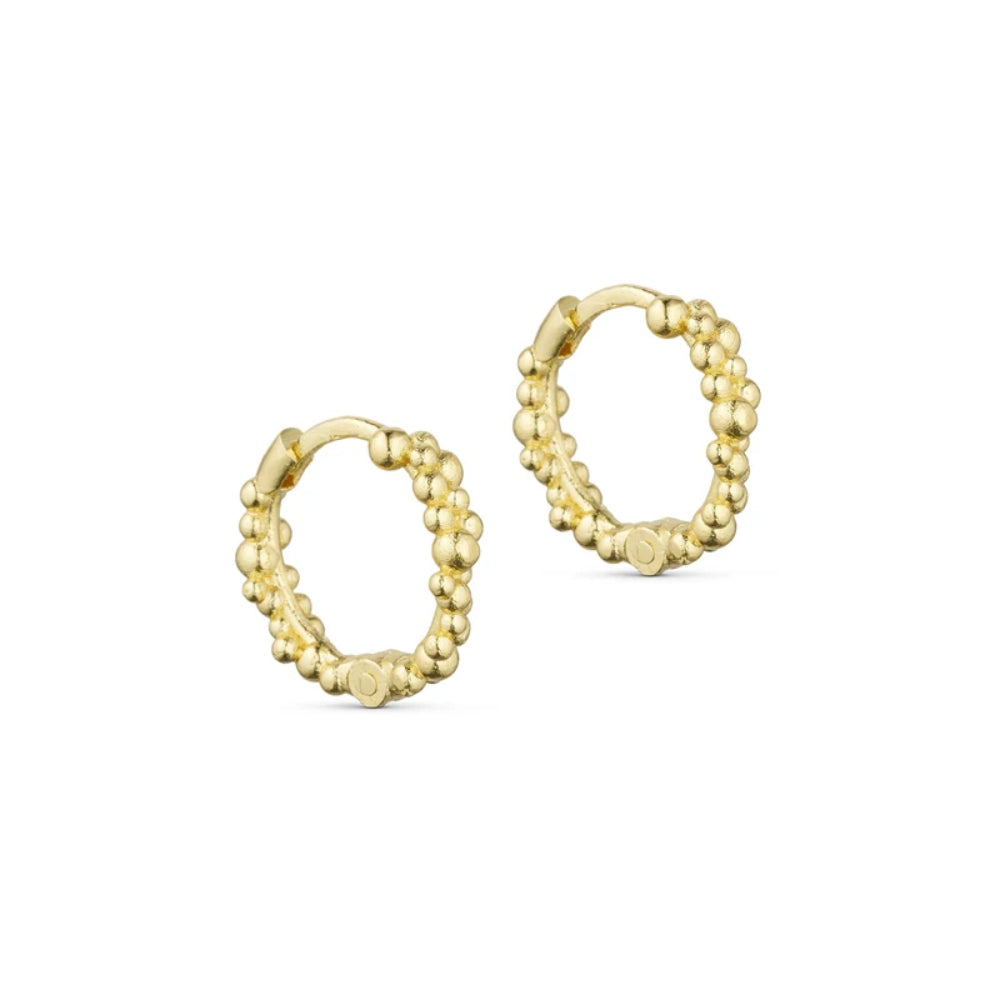 Pure by Nat hoops - Chloe hoops w. studs– 45961 (G/P)