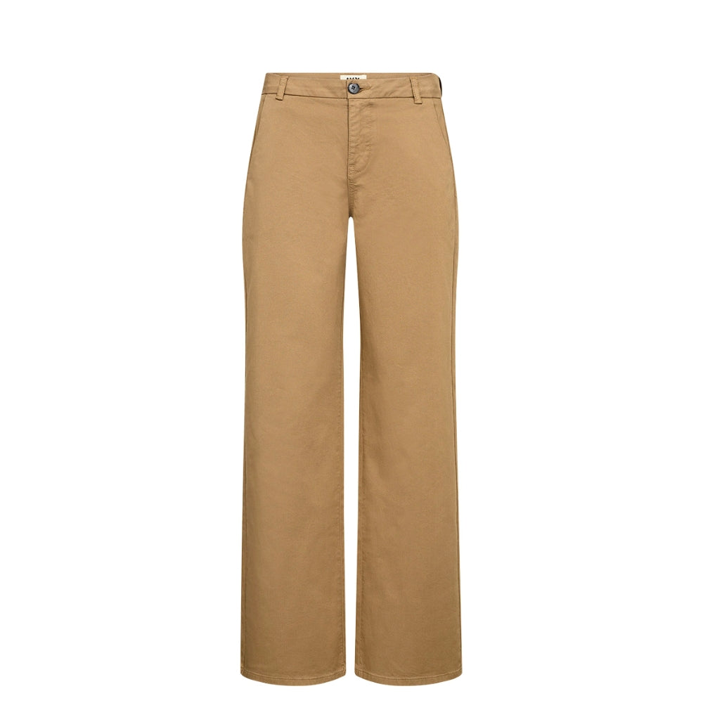 Ivy Copenhagen chinos - IVY-Karmey Chino Wide Pant - I235434 - Dark Desert
