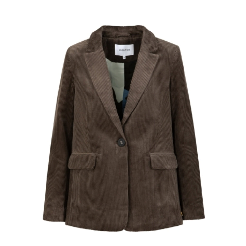 Coster Copenhagen fløjls blazer -Corduroy suit blazer - 254-8403 - Dove Grey 
