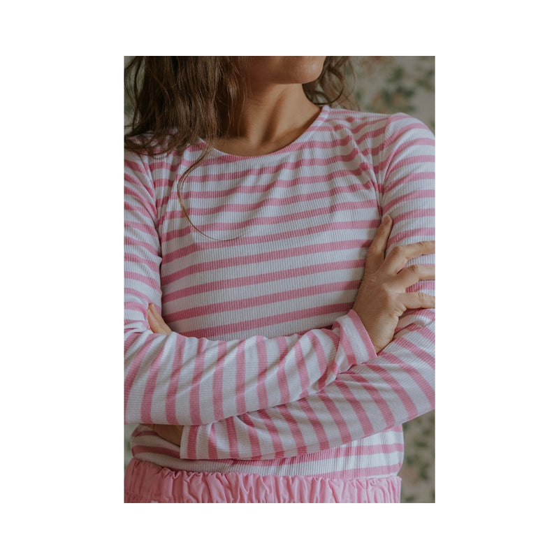 Not Sisters bluse –Everyday (Hvid/Pink)