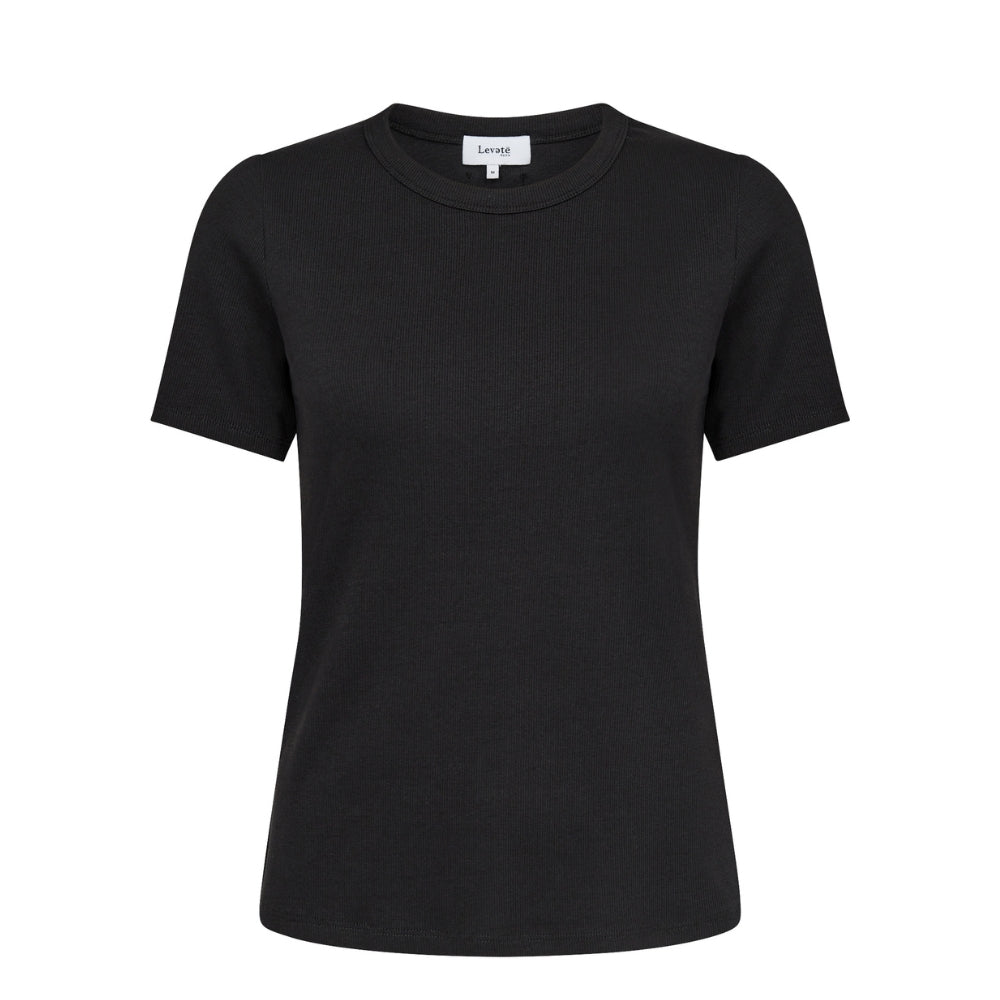 Levete Room t-shirt - LR-Numbia 5 – 201285 – 9999 Black