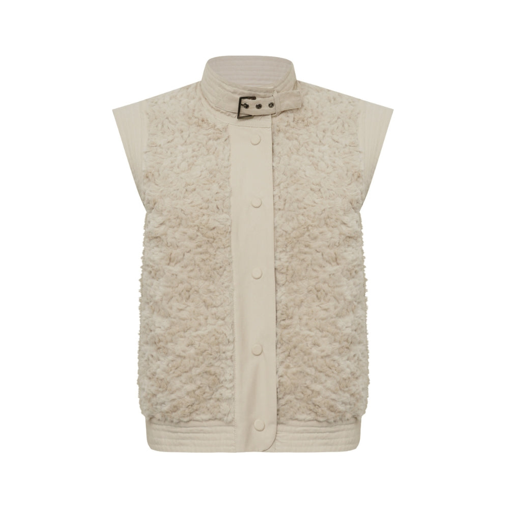 Gossia vest – EdleGo (Råhvid)