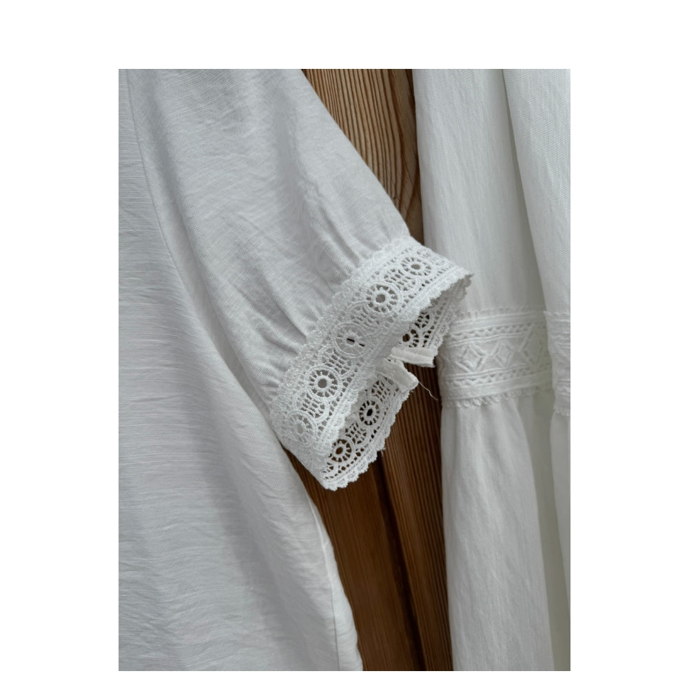 Qnuz skjorte - Beau shirt – 9363 – 11 Ecru