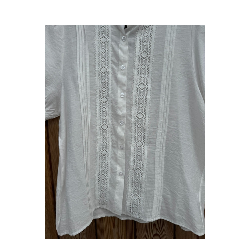 Qnuz skjorte - Beau shirt – 9363 – 11 Ecru