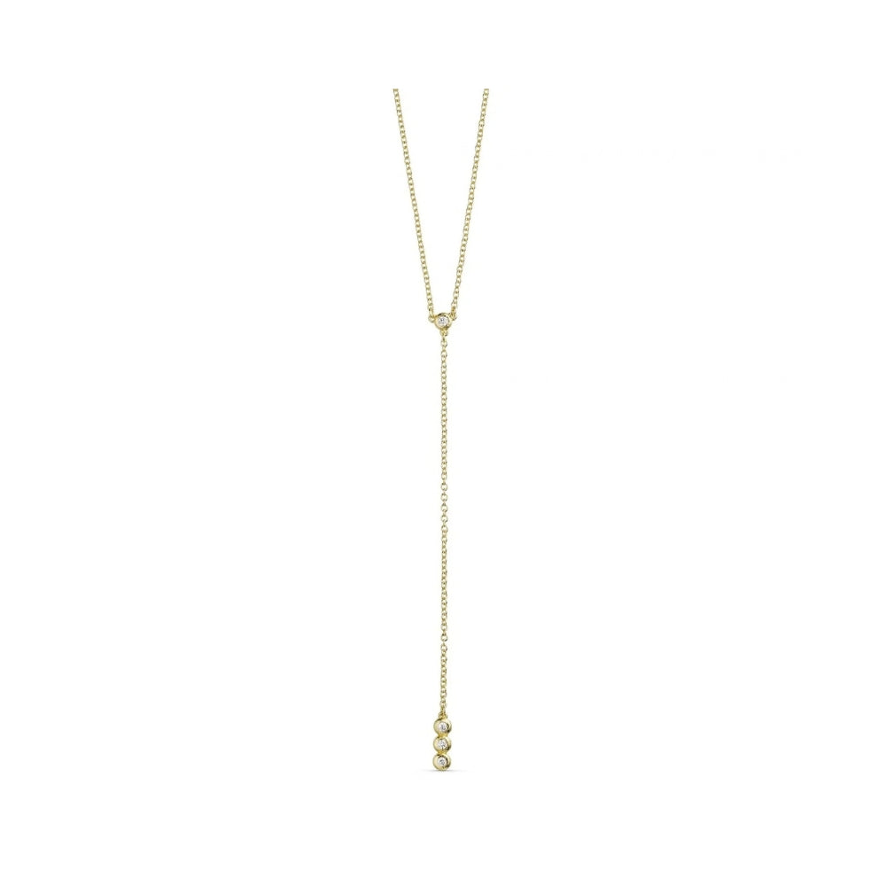 Pure by Nat Y-halskæde - Camelia 31911 (Guld)