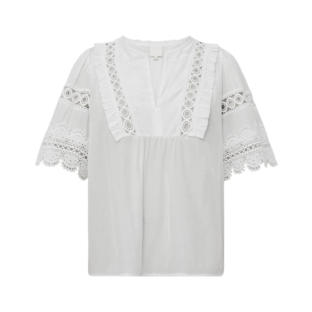 Gossia bluse – ZelinaGO (Hvid)