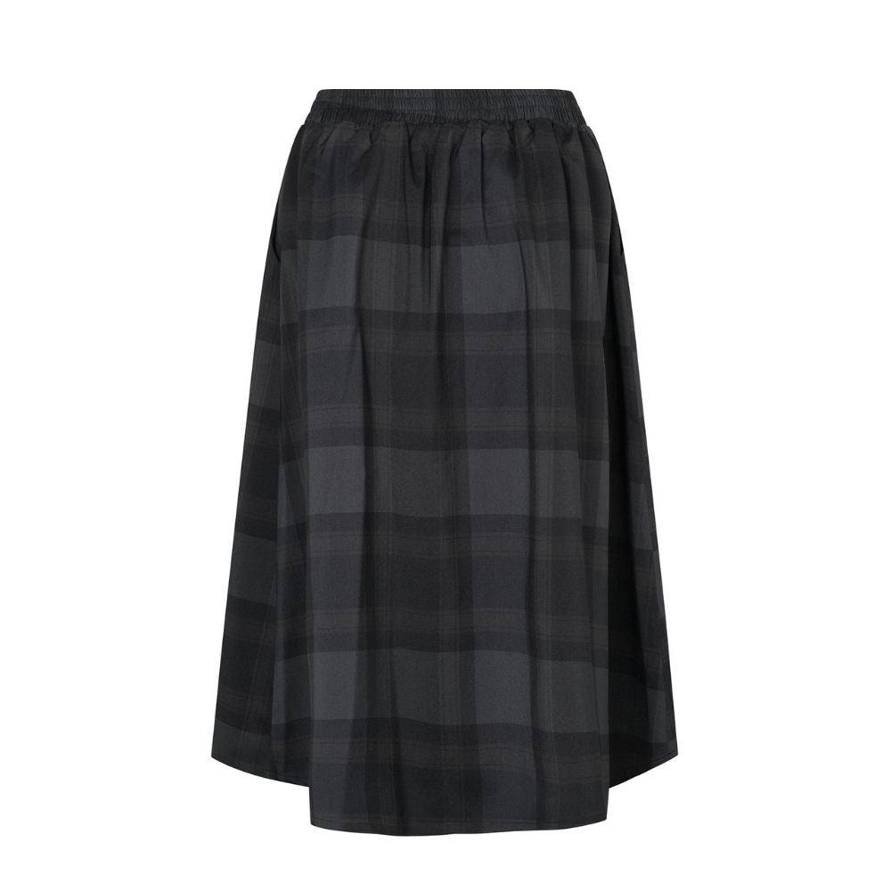 Lollys Laundry nederdel - EllaLL Midi Skirt - 26414-2007 - 14 Dark Grey