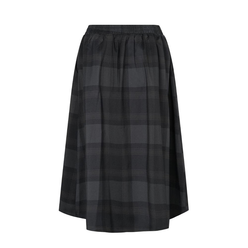 Lollys Laundry nederdel - EllaLL Midi Skirt - 26414-2007 - 14 Dark Grey