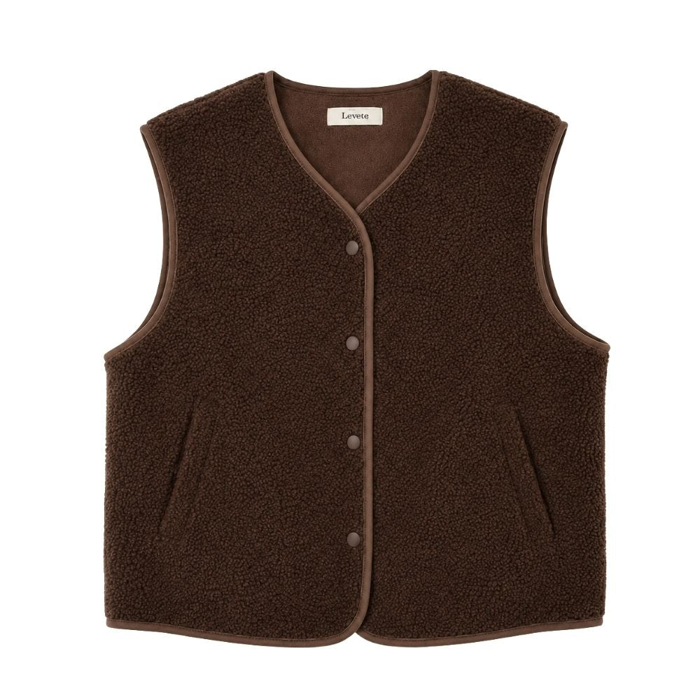 Lecoco vest - Kaja - 35308 - 732 Brown