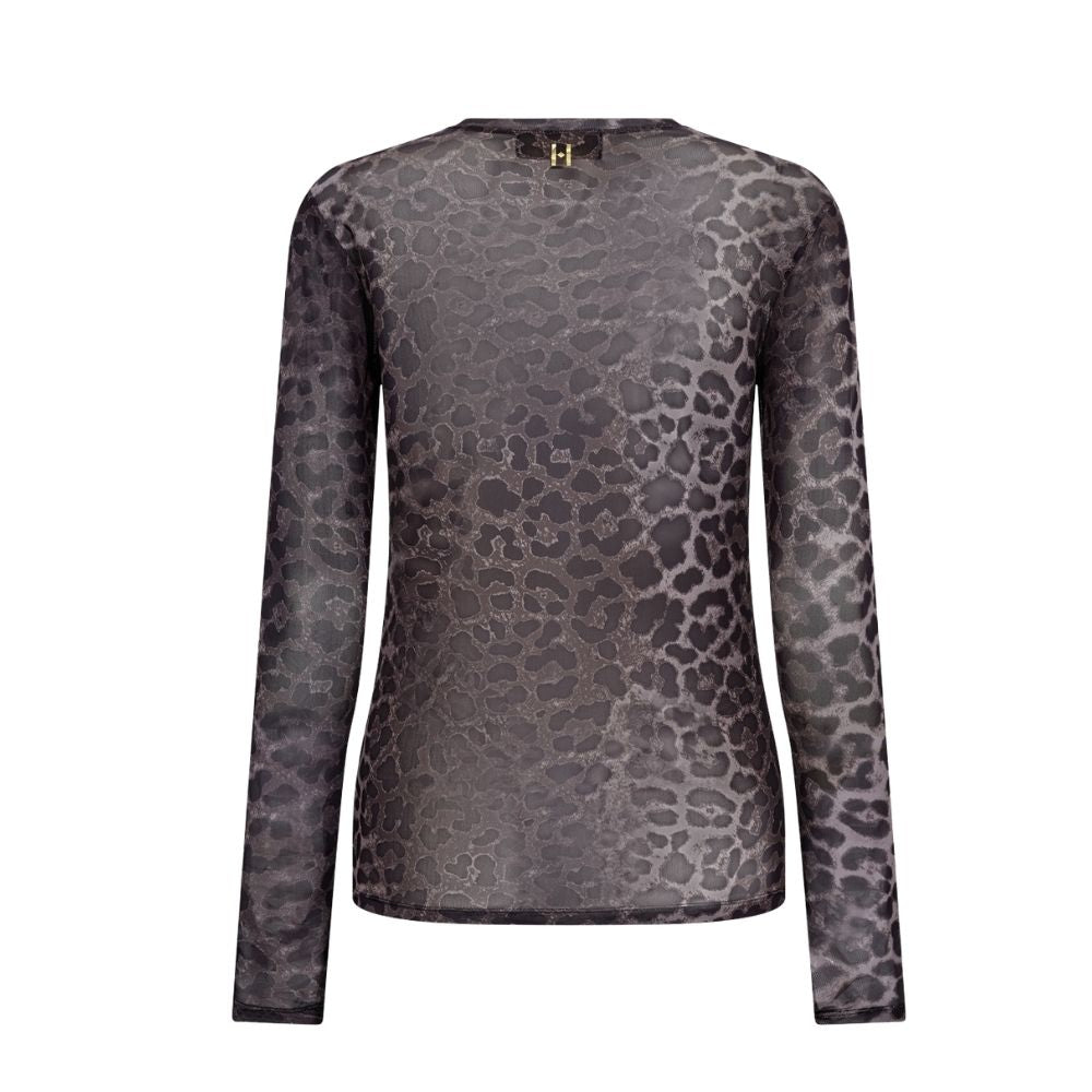 Hype the Detail bluse - Blouse w/print - 3-320-1400 - 9512 Grey
