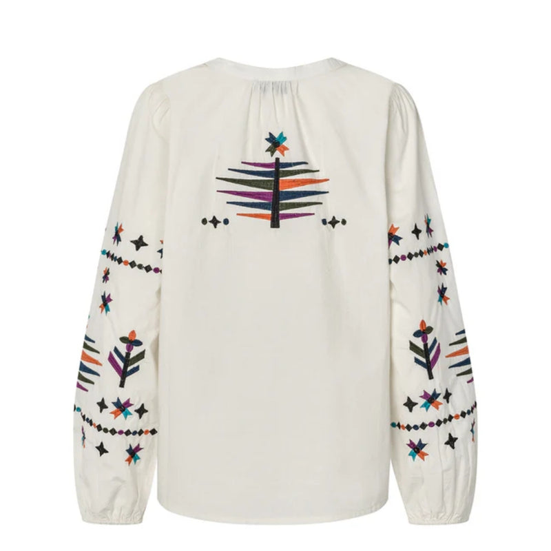 Lollys Laundry bluse - BonnieLL Bluse - 26290-1038 - White 