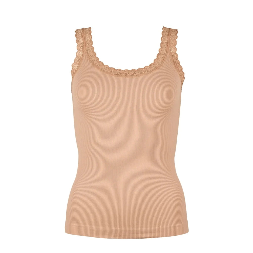 Tim & Simonsen top - Frida Rib Top – 217 – Nudo