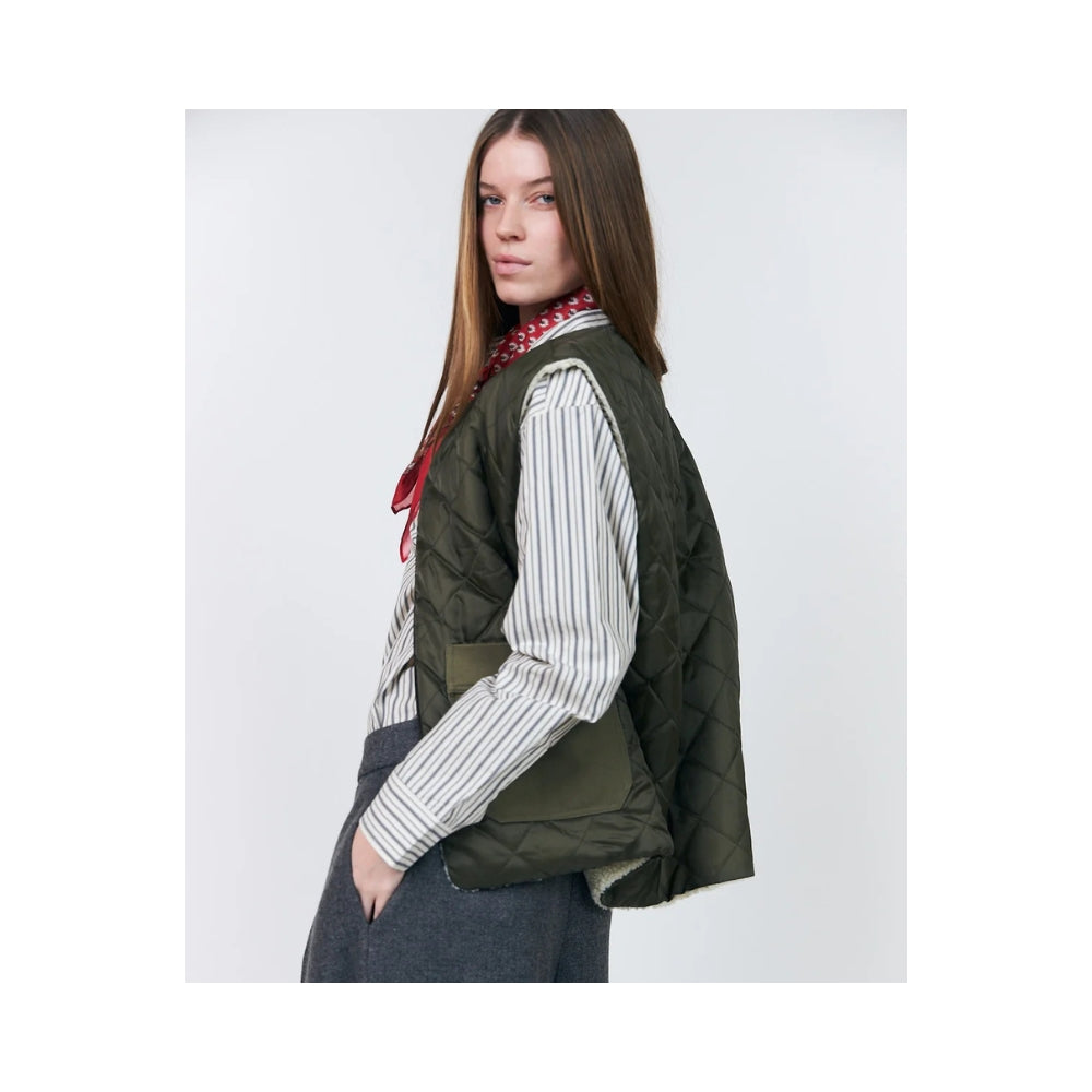 Lollys Laundry vest – UnityLL (Mørkegrøn)
