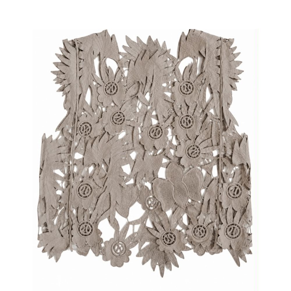 Tim og Simonsen blonde top - Yrsa Lace Top  – TSC101 - Coffee