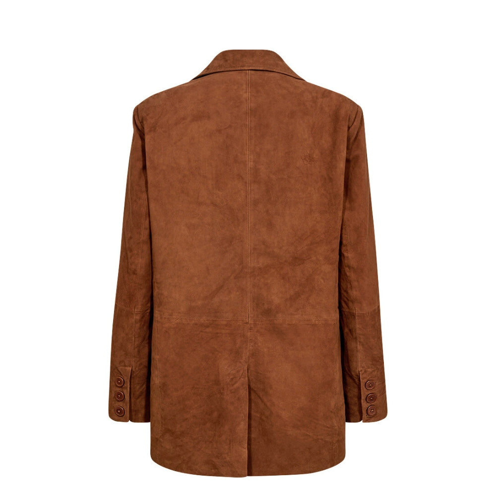 Depeche ruskinds jakke - ZeniaDEP Blazer - 51260 - Cognac