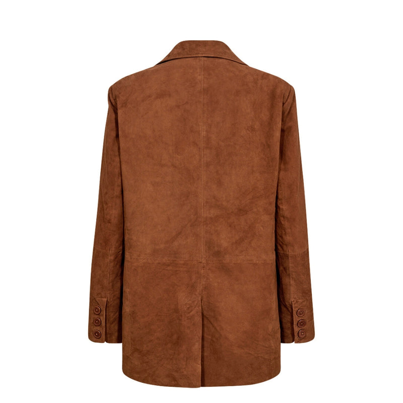 Depeche ruskinds jakke - ZeniaDEP Blazer - 51260 - Cognac