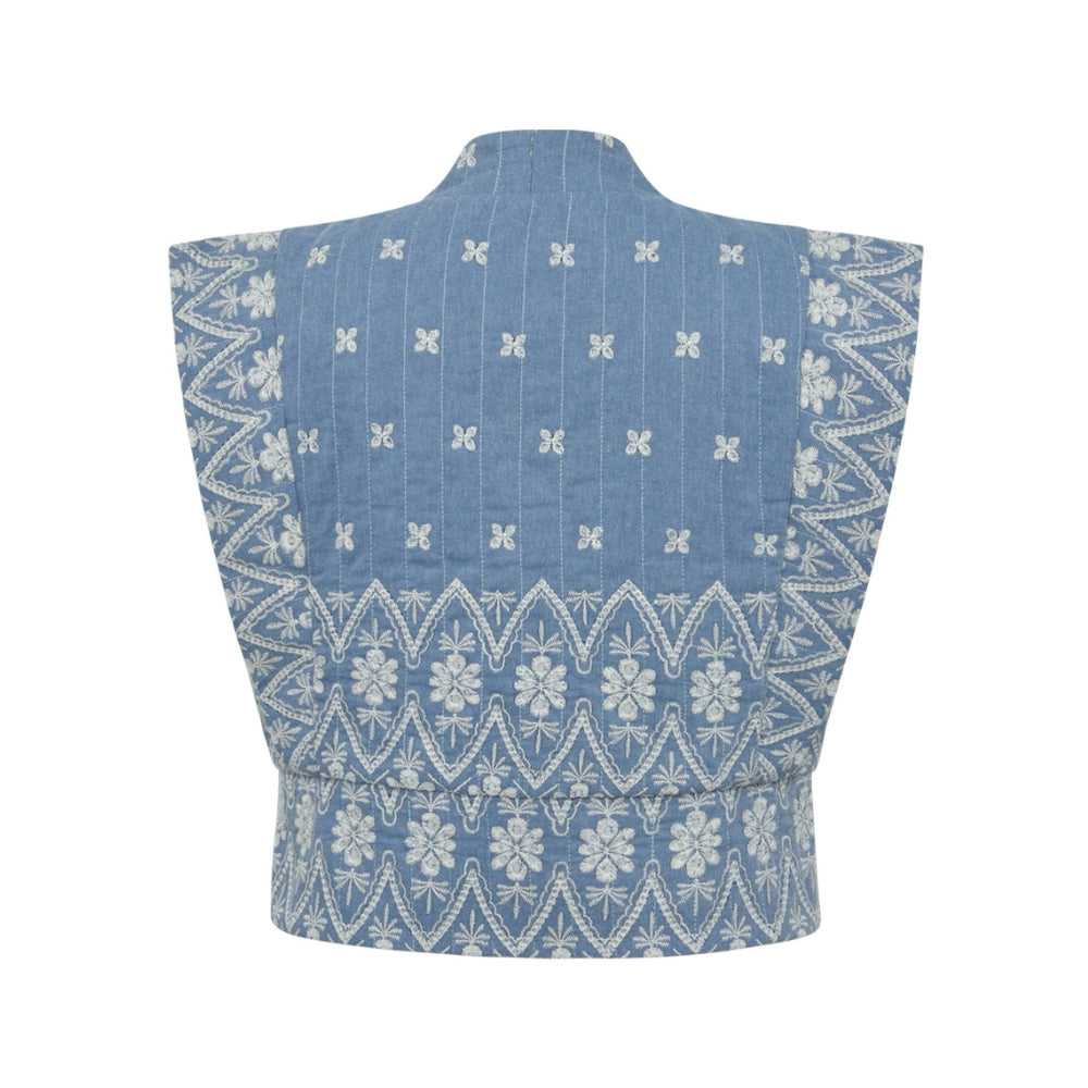 Gossia vest – AninaGo (Lyseblå)