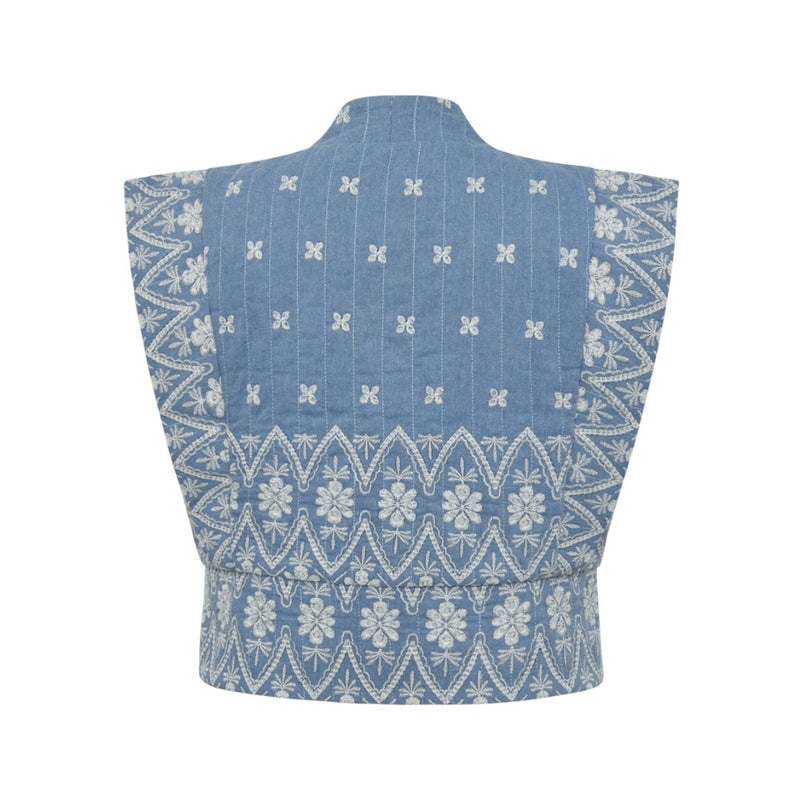 Gossia vest – AninaGo (Lyseblå)