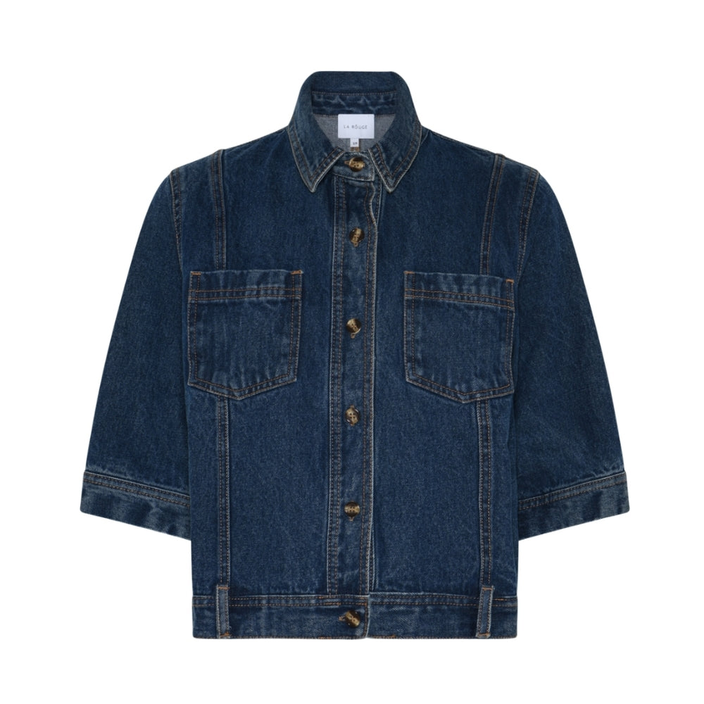 La Rouge denim jakke - Cope Jacket – LR1857 – Washed Denim