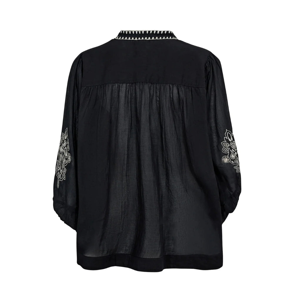 Gossia bluse - NouraGO Blouse – G1569 – Black/Creme