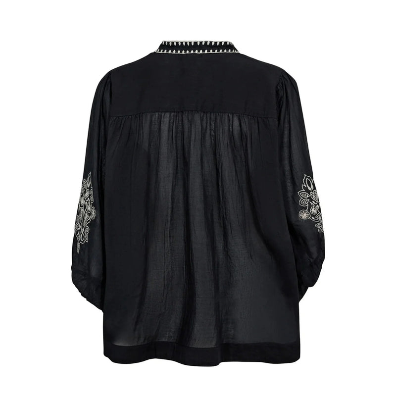 Gossia bluse - NouraGO Blouse – G1569 – Black/Creme